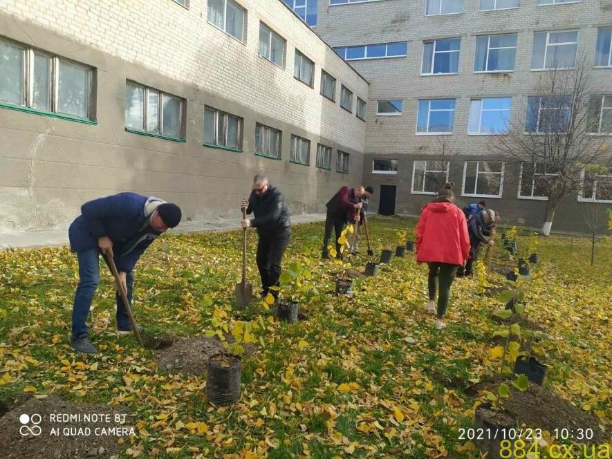 Алея фундуків на честь 30-річчя Незалежності зростатиме у гімназії на Житомирщині, — ФОТО Алея фундуків на честь 30-річчя Незалежності зростатиме у гімназії на Житомирщині, — ФОТО
