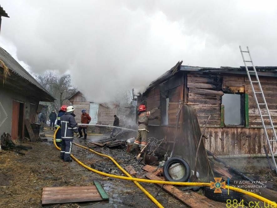 Вогнеборці Житомирщини ліквідували три пожежі у побуті Вогнеборці Житомирщини ліквідували три пожежі у побуті