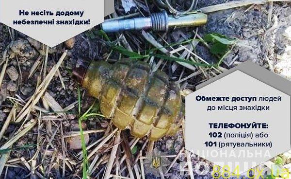 На Житомирщині чоловік зберігав вдома ручну протипіхотну гранату РГО На Житомирщині чоловік зберігав вдома ручну протипіхотну гранату РГО