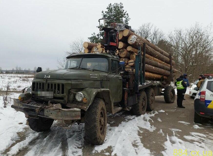 Олевські та любарські поліцейські перевіряють законність транспортування деревини