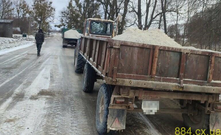 В Ємільчинській громаді поліцейські виявили нелегальне видобування піску