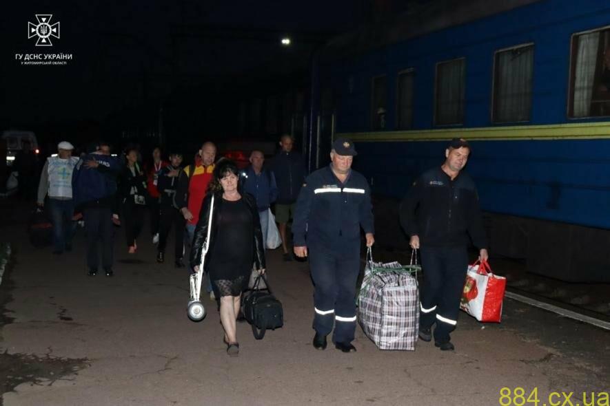Житомирська область: прибув черговий евакуаційний потяг із 14 евакуйованими мешканцями Донеччини Житомирська область: прибув черговий евакуаційний потяг із 14 евакуйованими мешканцями Донеччини